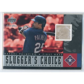 2001 Upper Deck Gold Glove Slugger's Choice #SCRP Rafael Palmeiro