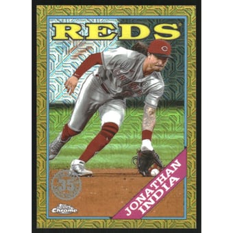 2023 Topps '88 Topps Silver Pack Chrome Series 2 Gold Refractors #2T88C34 Jonathan India
