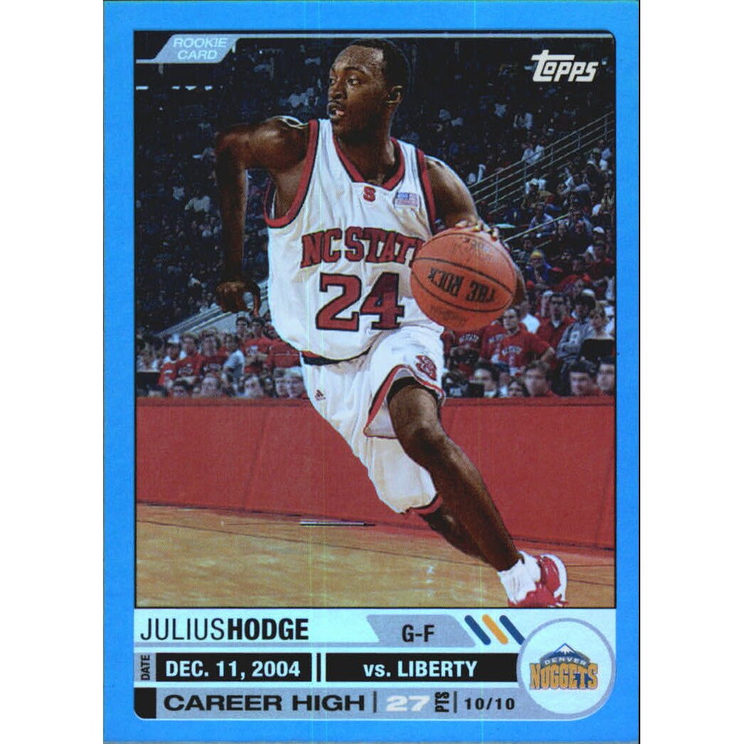 2005-06 Topps Big Game 33 #119 Julius Hodge. rookie card picture