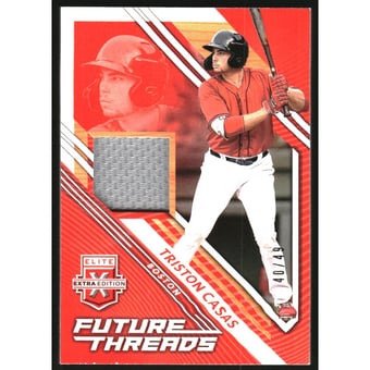 2021 Elite Extra Edition Future Threads Red #4 Triston Casas