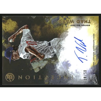 2021 Bowman Inception Autographs Gold #PATW Thad Ward