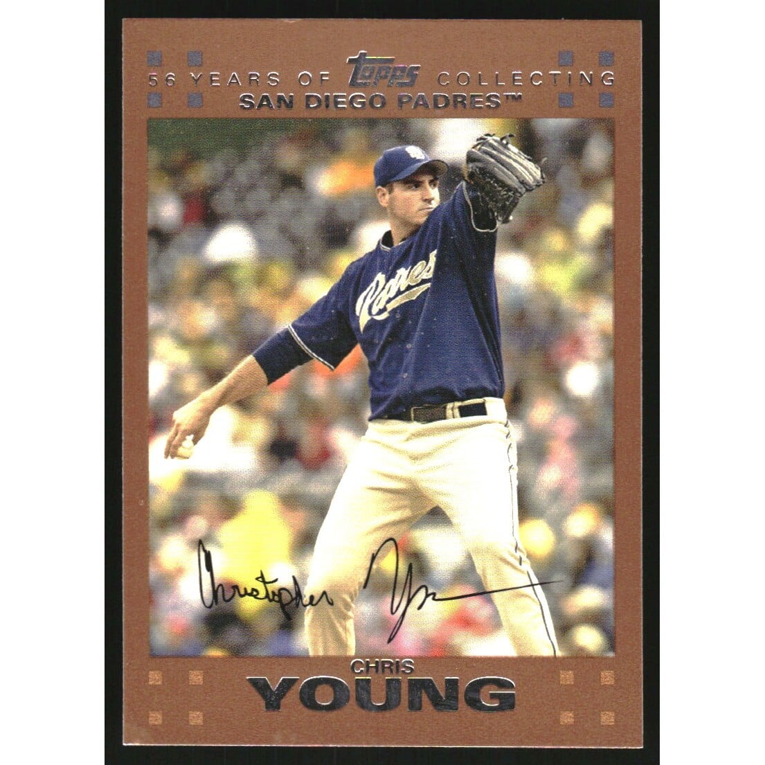 2007 Topps Copper #379 Chris Young. rookie card picture