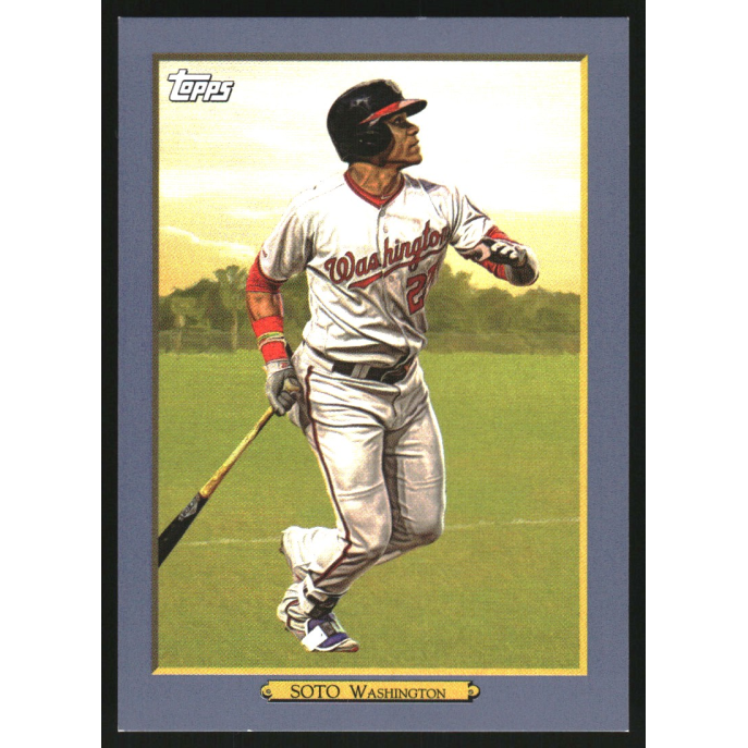2020 Topps Turkey Red '20 Blue #TR95 Juan Soto. rookie card picture