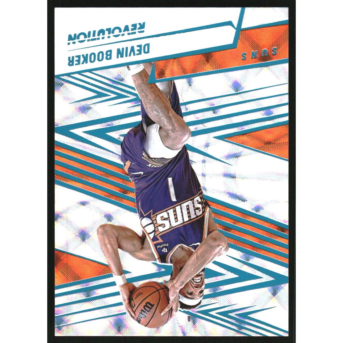2024-25 Panini Revolution Future Frame #83 Devin Booker. rookie card picture
