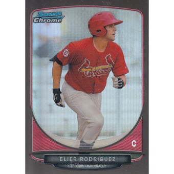 2013 Bowman Chrome Draft Draft Picks Black Refractors #BDPP83 Elier Rodriguez