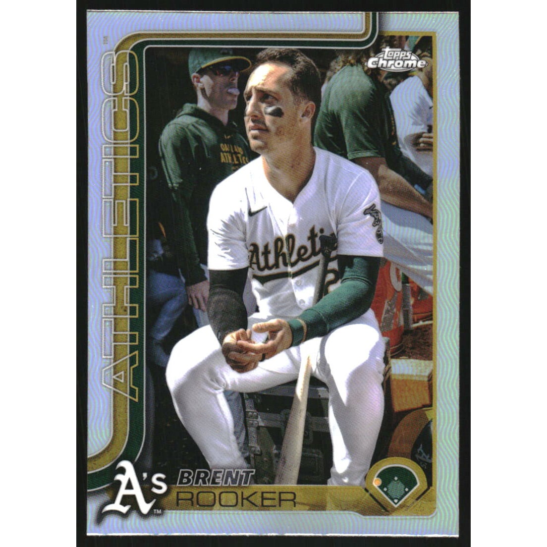 2025 Topps Chrome Photo Variations #54 Brent Rooker. rookie card picture