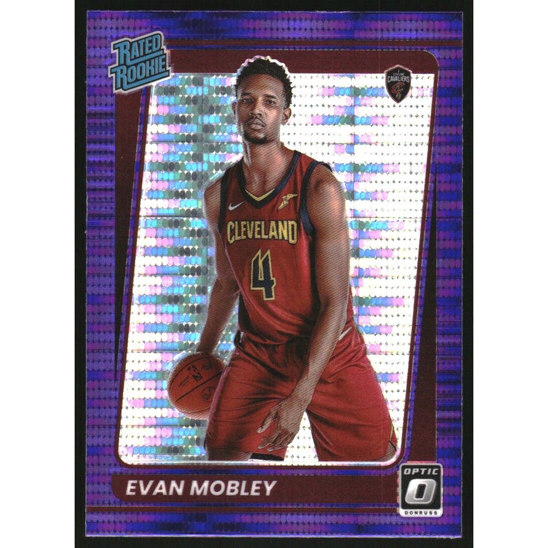 2021-22 Donruss Optic Target Purple Pulsar #175 Evan Mobley 2021-22 Donruss Optic Target Purple Pulsar #175 Evan Mobley