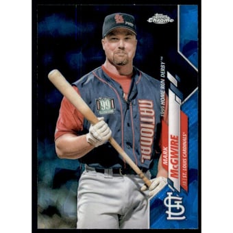 2020 Topps Chrome Update Sapphire #U110 Mark McGwire HRD