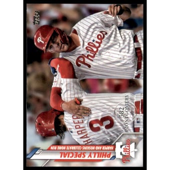 2020 Topps Factory Set 582 Montgomery Club #446 Philly Special/Bryce Harper/Rhys Hoskins