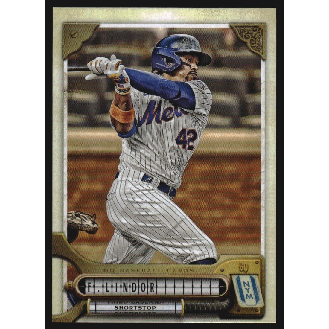 2022 Topps Gypsy Queen Jackie Robinson Day Photo Variations #208 Francisco Lindor. rookie card picture