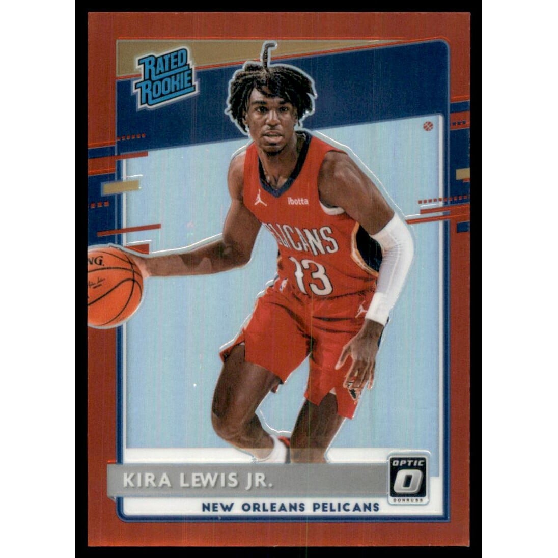 2020-21 Donruss Optic Red #163 Kira Lewis Jr. RR. rookie card picture