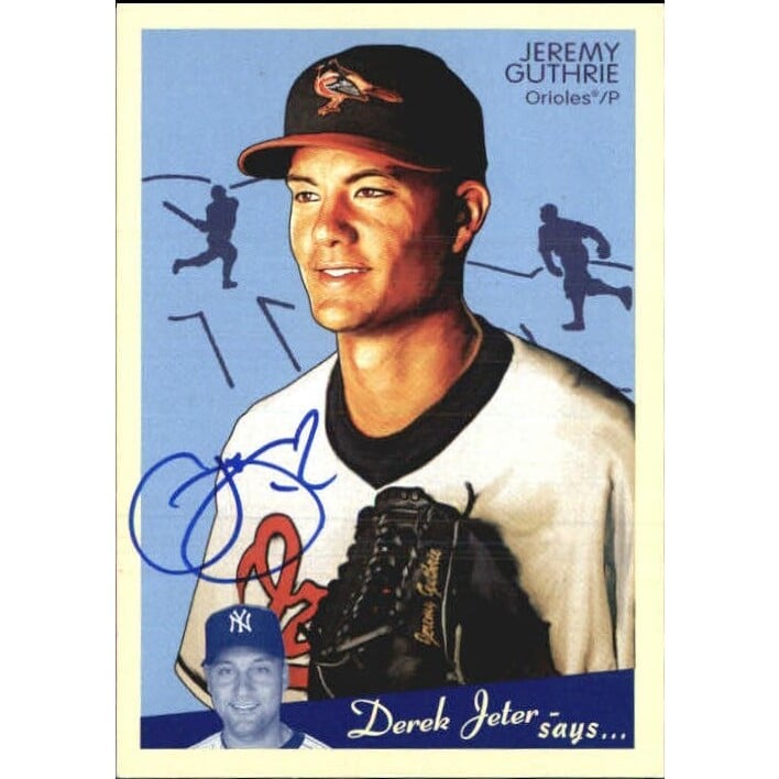 2008 Upper Deck Goudey Autographs #JG Jeremy Guthrie. rookie card picture