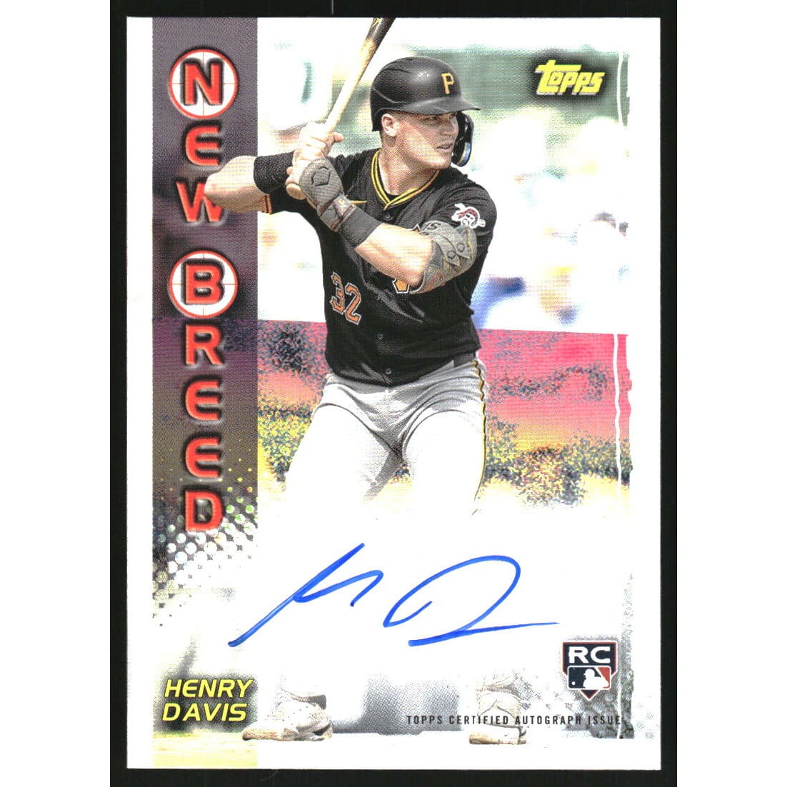 2024 Topps Archives '99 New Breed Autographs #99NBAHD Henry Davis. rookie card picture