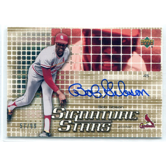 2004 Upper Deck Signature Stars Gold #BG Bob Gibson