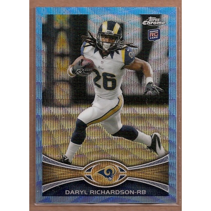 2012 Topps Chrome Blue Wave Refractors #BW163 Daryl Richardson