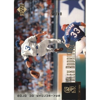 2001 Upper Deck Exclusives Gold #82 Alex Rodriguez