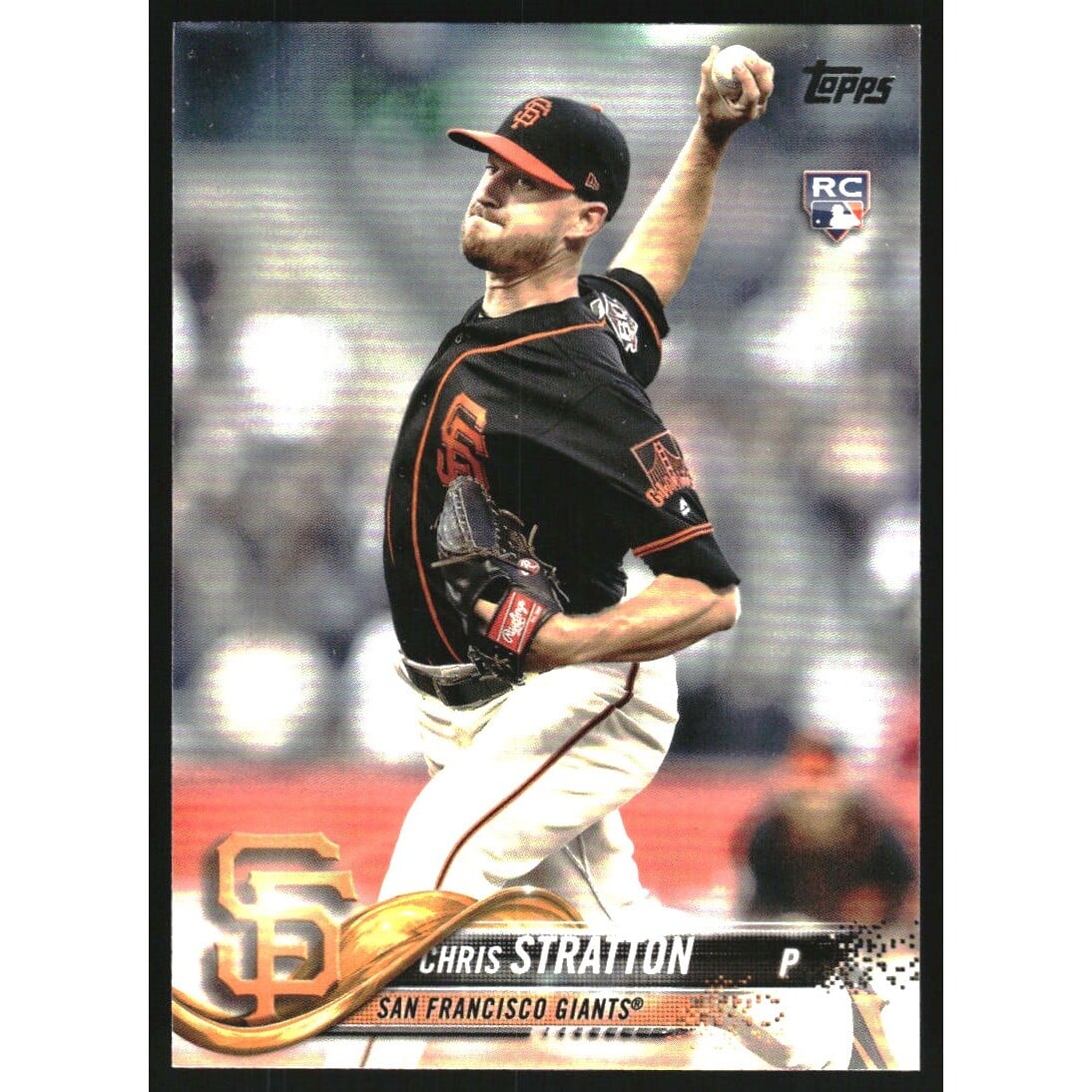 2018 Topps Update Photo Variations #US257 Chris Stratton/Black jersey. rookie card picture