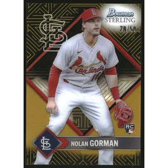 2023 Bowman Sterling Tek Gold #ST21 Nolan Gorman