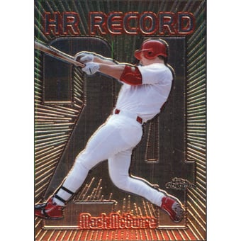 1999 Topps Chrome #220X Mark McGwire HR 24