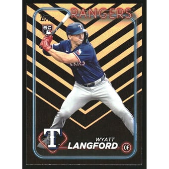 2024 Topps Update Halloween Orange and Black Foil #US151 Wyatt Langford