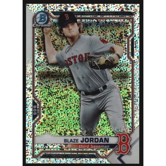 2021 Bowman Chrome Prospects Speckle Refractors #BCP195 Blaze Jordan