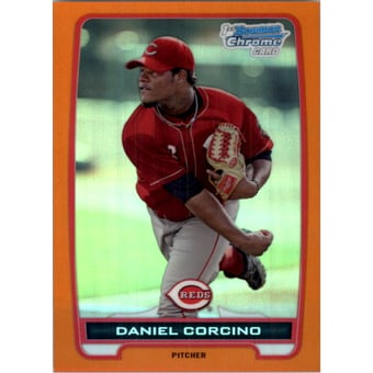 2012 Bowman Chrome Prospects Orange Refractors #BCP59 Daniel Corcino