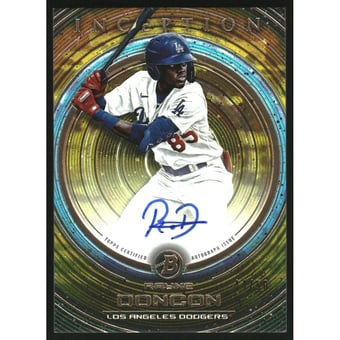 2022 Bowman Inception Autographs Gold Pattern II #PARDN Rayne Doncon