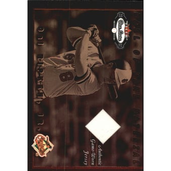 2002 Fleer Box Score Hall of Fame Material #2 Cal Ripken Jsy