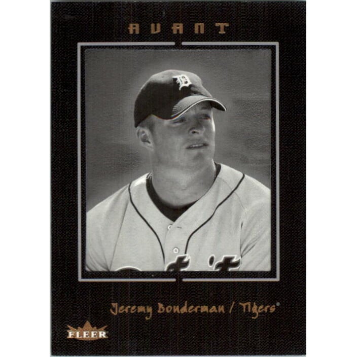 2003 Fleer Avant Black and White #80 Jeremy Bonderman ROO. rookie card picture
