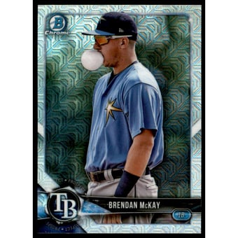 2018 Bowman Chrome Mega Box Prospects Image Variaton Refractors #BCP68 Brendan McKay
