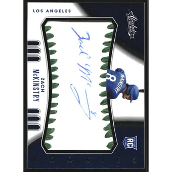 2021 Absolute Rookie Baseball Material Signatures Green #118 Zach McKinstry