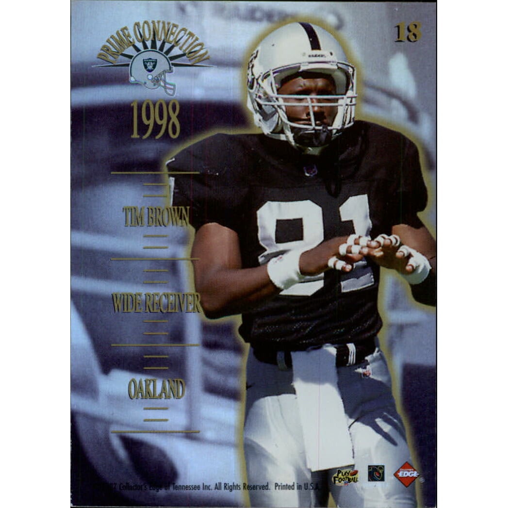 1998 Collector's Edge Advantage Prime Connection #18 T.Brown/N.Kaufman