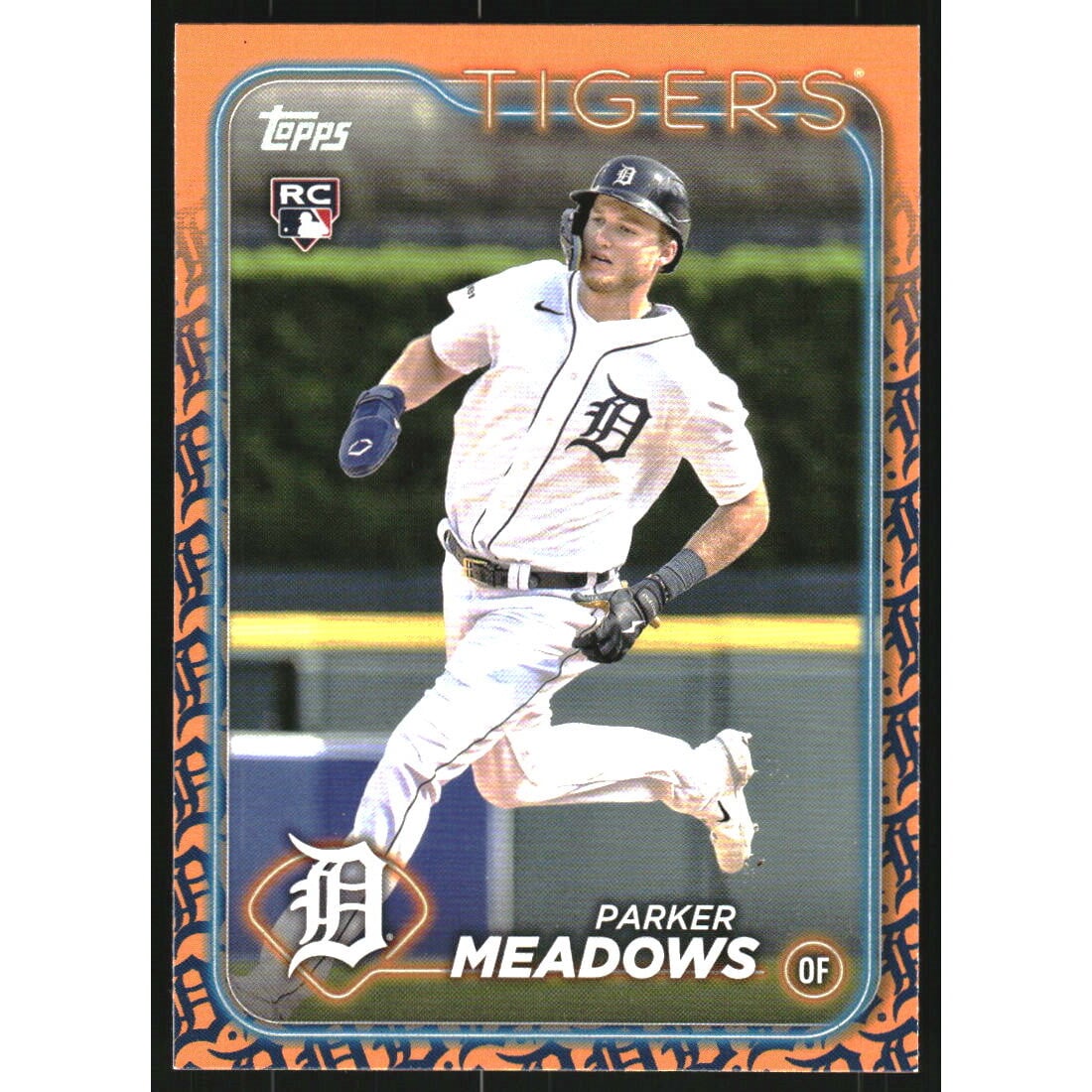 2024 Topps Team Color Border Variations #516 Parker Meadows. rookie card picture