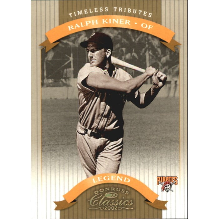 2002 Donruss Classics Timeless Tributes #198 Ralph Kiner LGD. rookie card picture