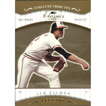 2001 Donruss Classics Timeless Tributes #168 Jim Palmer