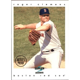 1997 Score Artist's Proofs White Border #181 Roger Clemens