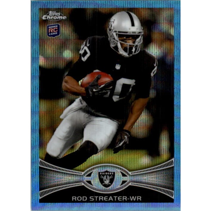 2012 Topps Chrome Blue Wave Refractors #BW42 Rod Streater. rookie card picture