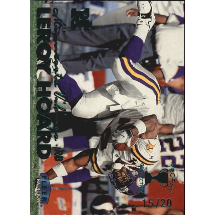 1999 Fleer Tradition Trophy Collection #114 Leroy Hoard. rookie card picture