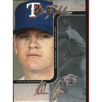 2006 Topps Co-Signers Changing Faces Silver Blue #19B Hank Blalock/Nolan Ryan