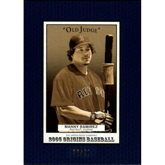 2005 Origins Old Judge Blue #99 Manny Ramirez