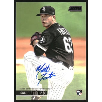2021 Stadium Club Autographs Black Foil #SCBAMF Matt Foster