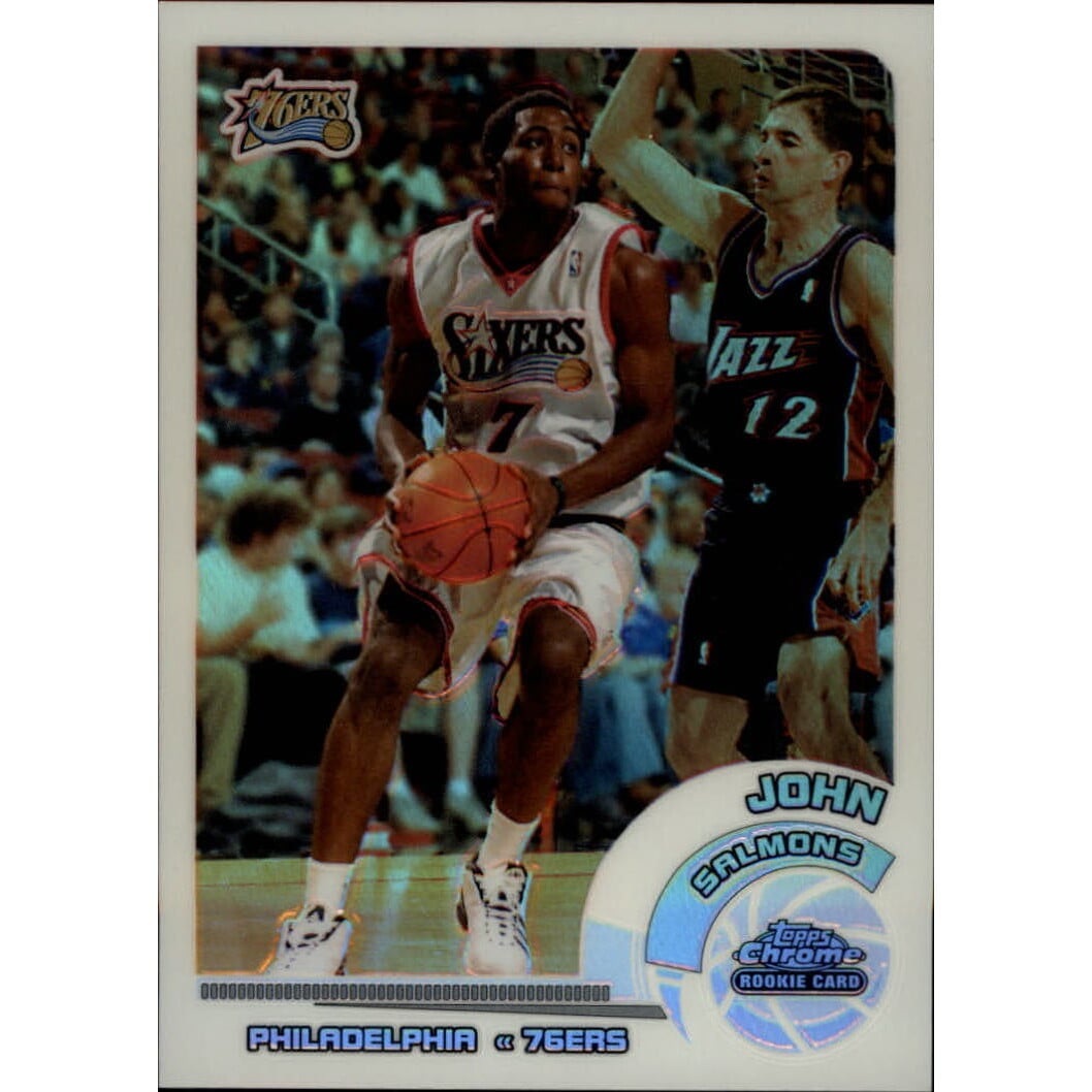 2002-03 Topps Chrome Refractors White Border #156 John Salmons. rookie card picture