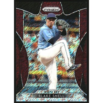 2019 Panini Prizm Prizms Burgandy Shimmer #171 Blake Snell