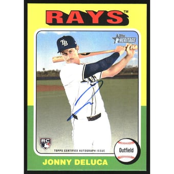 2024 Topps Heritage Real One Autographs #ROAJDE Jonny Deluca HN