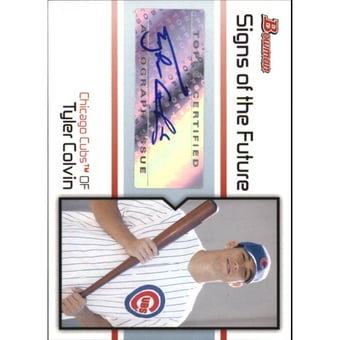 2008 Bowman Signs of the Future #TC Tyler Colvin