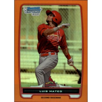2012 Bowman Chrome Prospects Orange Refractors #BCP153 Luis Mateo