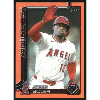 2025 Topps Update Orange Rainbow Foil #US343 Jorge Soler