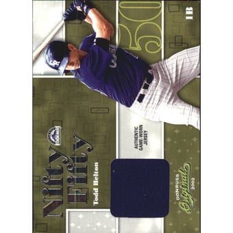2002 Donruss Originals Nifty Fifty Jerseys #7 Todd Helton