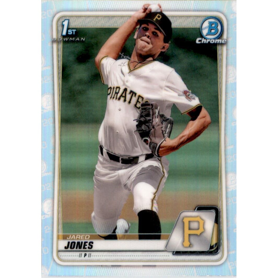 2020 Bowman Chrome Draft Refractors #BD70 Jared Jones. rookie card picture