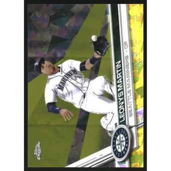 2017 Topps Chrome Sapphire Edition Gold #279 Leonys Martin